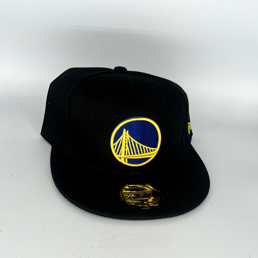 Black Golden State Warriors New Era NBA 59Fifty Fitted Hat