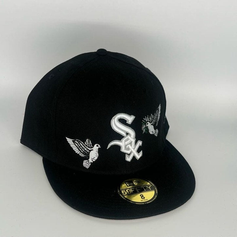Black Chicago White Sox New Era MLB 59Fifty Fitted Hat