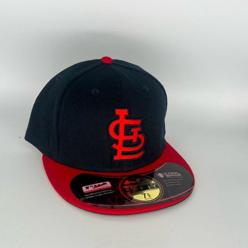 Black Red St. Louis Cardinals New Era MLB 59Fifty Fitted Hat