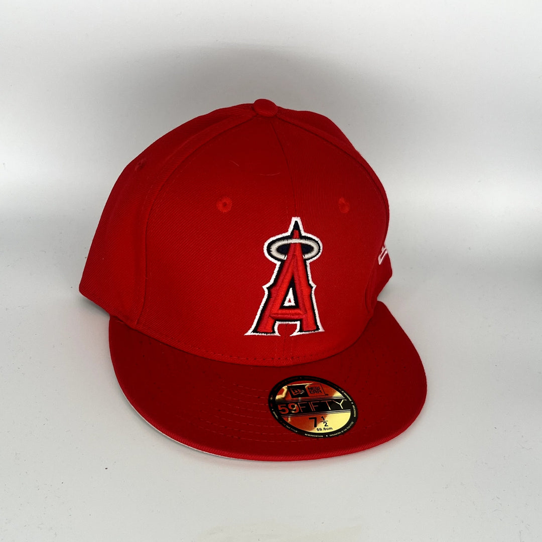 Red Los Angeles Angels New Era MLB 59Fifty Fitted Hat