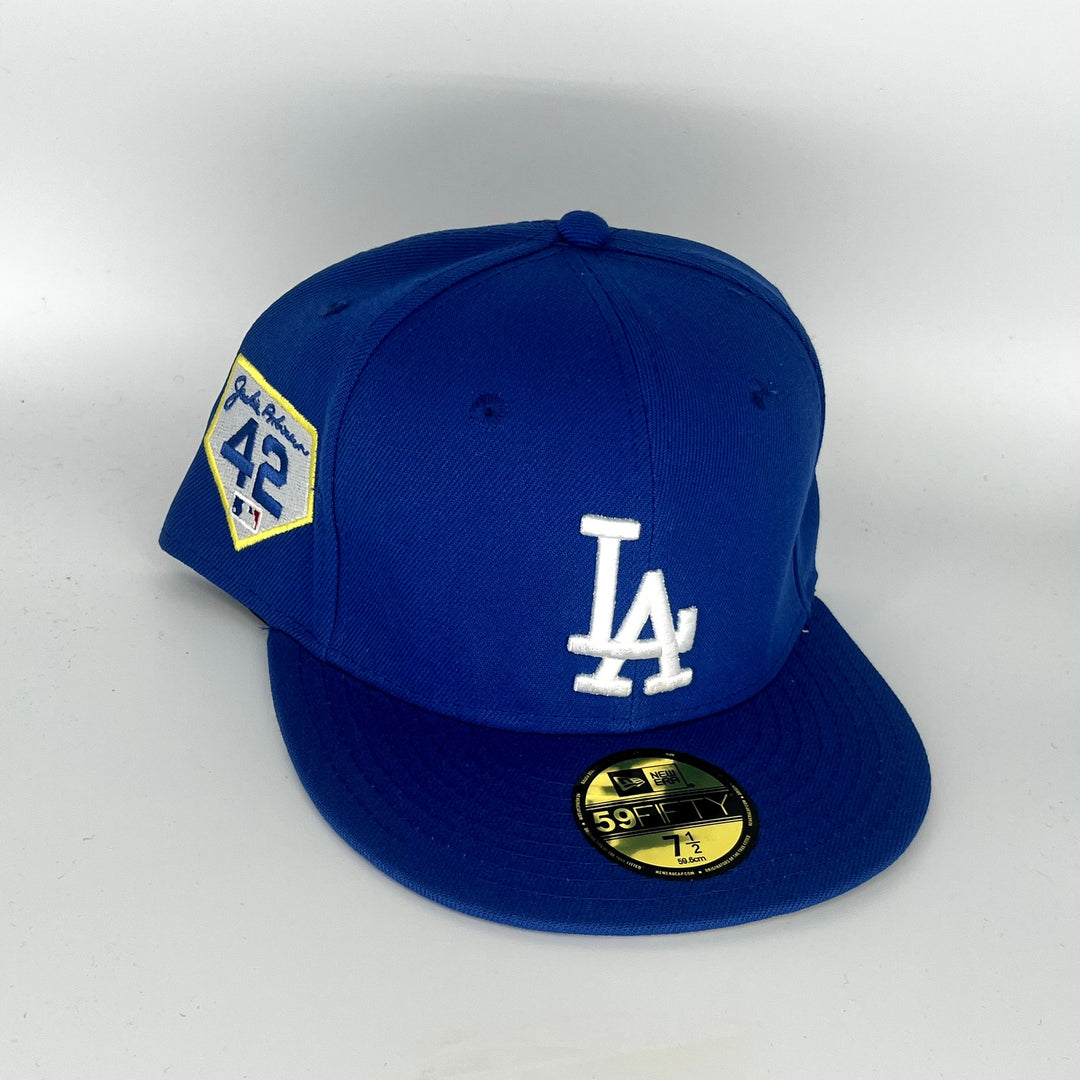 Blue Los Angeles Dodgers 42 Jackie Robinson SP New Era MLB 59Fifty Fitted Hat