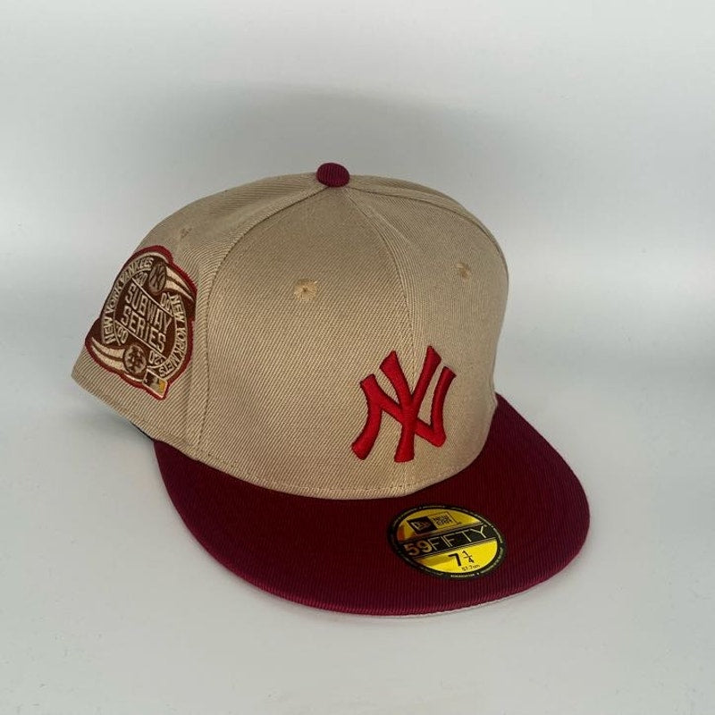 Brown Red New York Yankees New Era MLB 59Fifty Fitted Hat