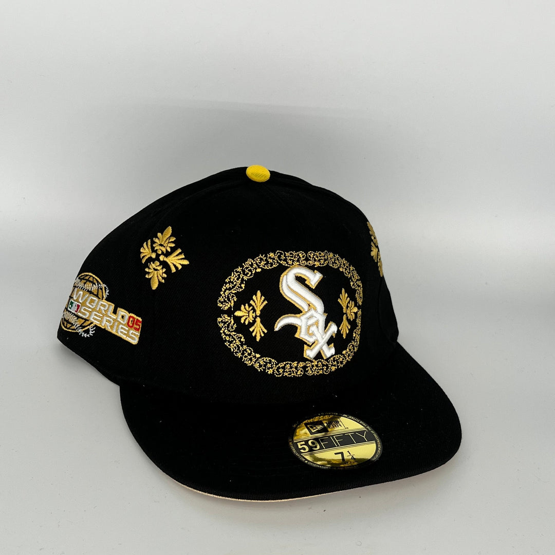 Black Chicago White Sox 2005 World Series Side Patch New Era MLB 59Fifty Fitted Hat