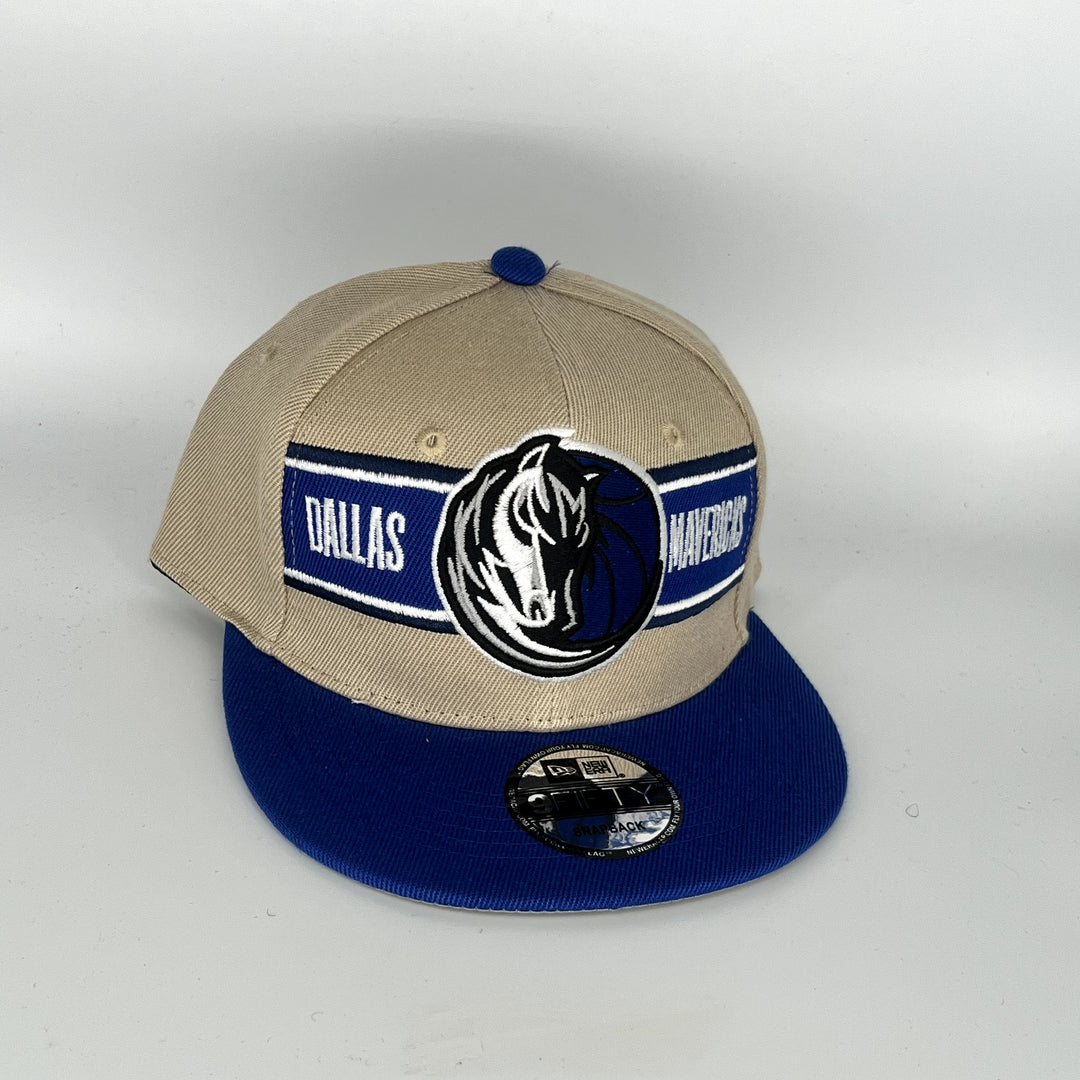 Brown Blue Dallas Mavericks New Era NBA 9Fifty Snapback Hat
