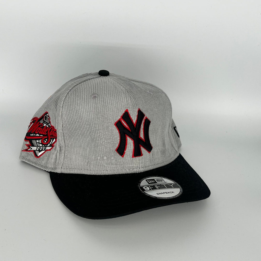 Gray Black New York Yankees 1998 World Series Side Patch New Era MLB 9Fifty Snapback Hat