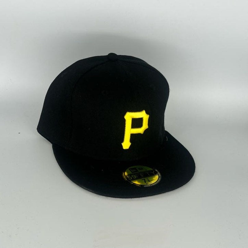 Black Pittsburgh Pirates New Era MLB 59Fifty Fitted Hat