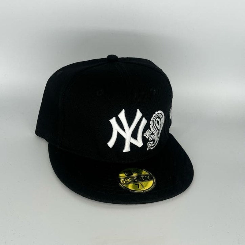 Black New York Yankees New Era MLB 59Fifty Fitted Hat