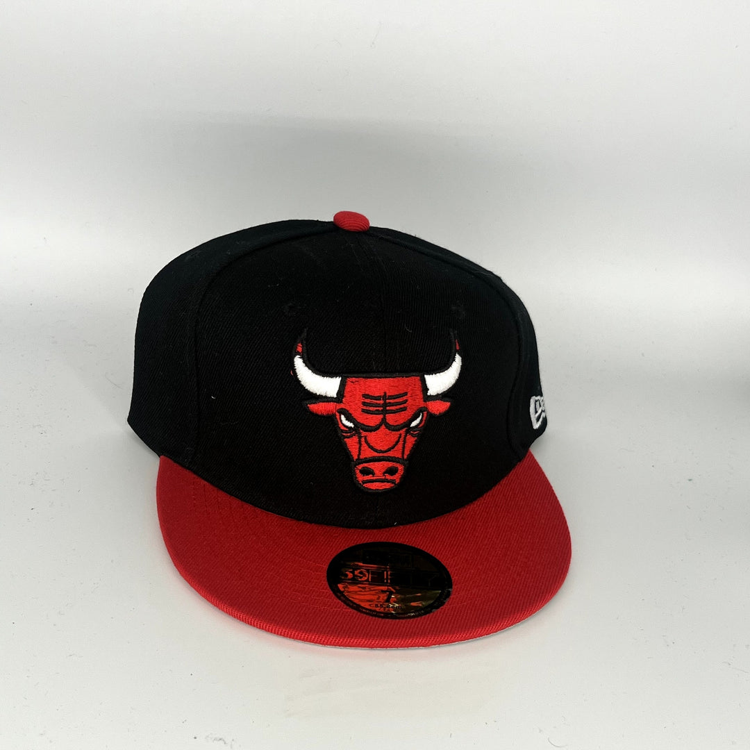 Black Red Chicago Bulls New Era NBA 59Fifty Fitted Hat
