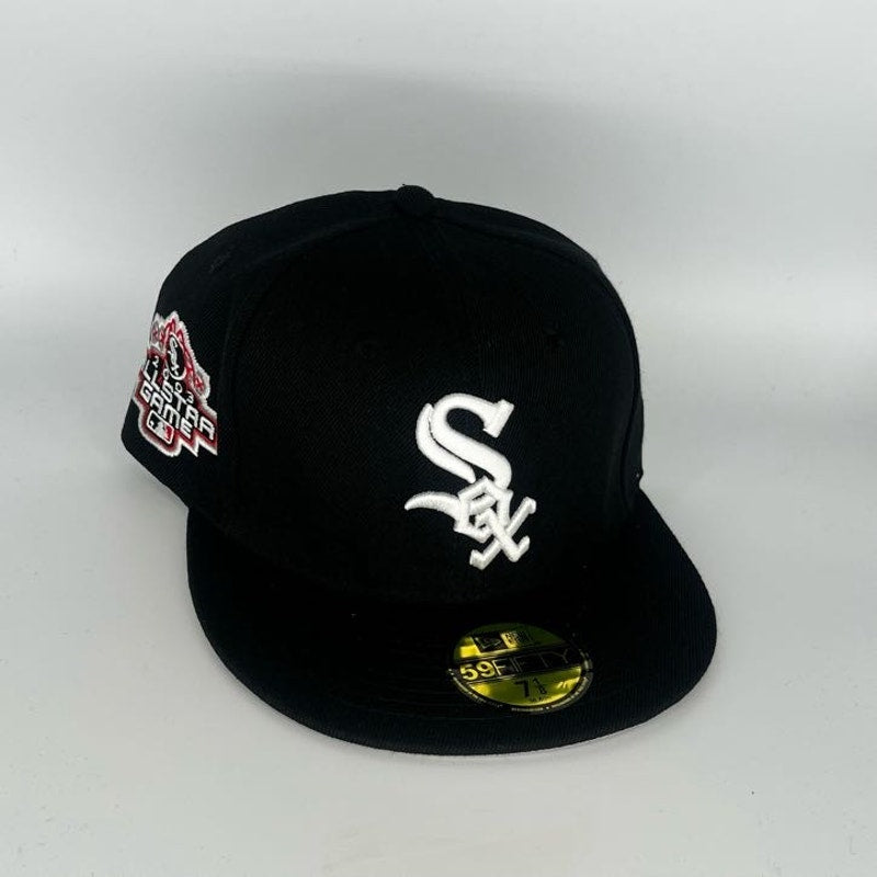 Black Chicago White Sox New Era MLB 59Fifty Fitted Hat
