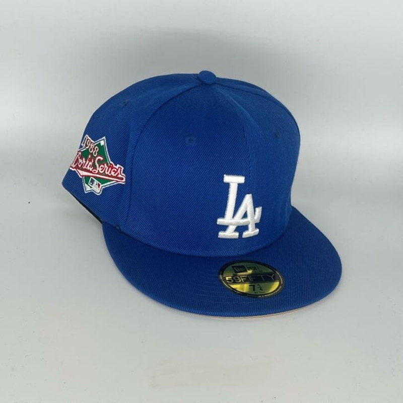 Size 71/4 Blue Los Angeles Dodgers New Era MLB 59Fifty Fitted Hat