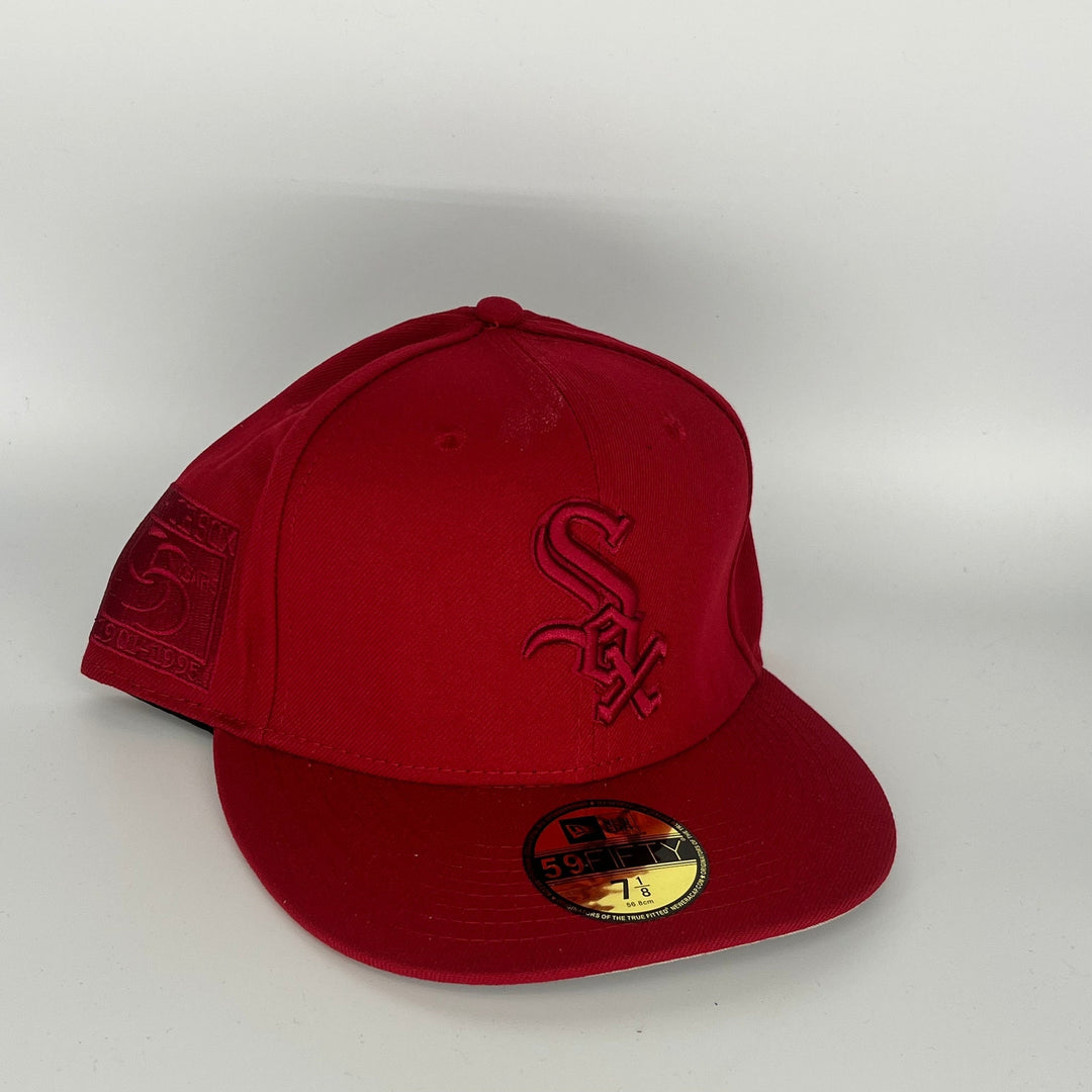 Red Chicago White Sox 95 Years Side Patch New Era MLB 59Fifty Fitted Hat