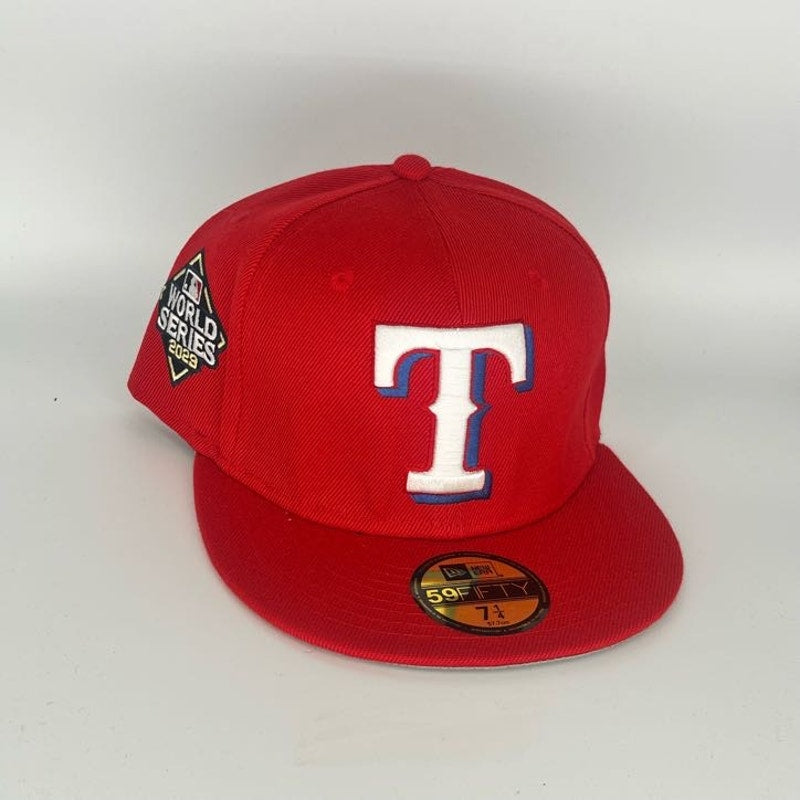 Red Texas Rangers New Era MLB 59Fifty Fitted Hat