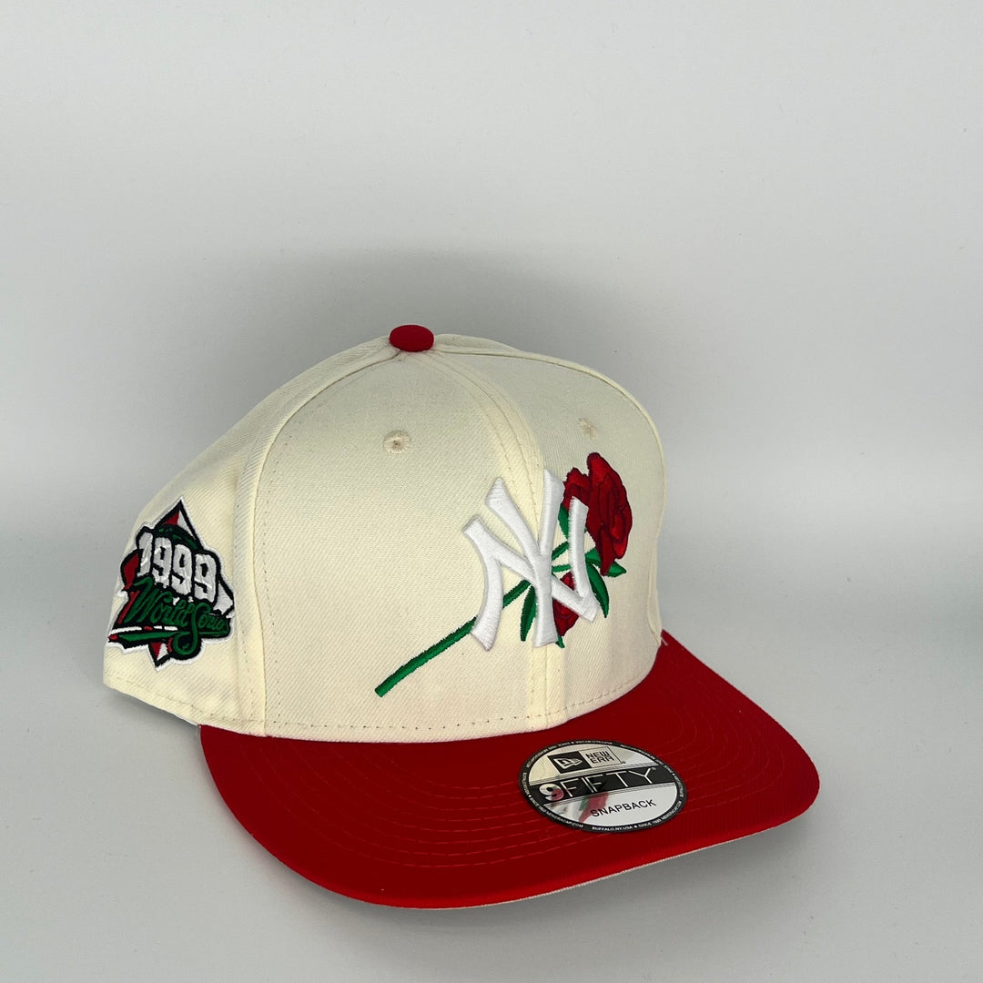 White Red New York Yankees 1999 World Series Side Patch New Era MLB 9Fifty Snapback Hat