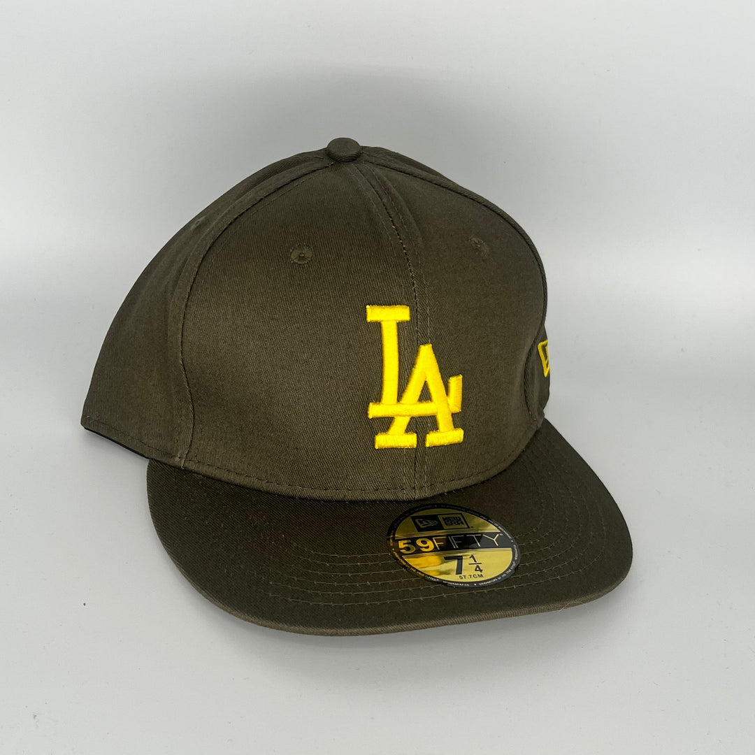 Brown TwoTone Los Angeles Dodgers New Era MLB 59Fifty Fitted Hat