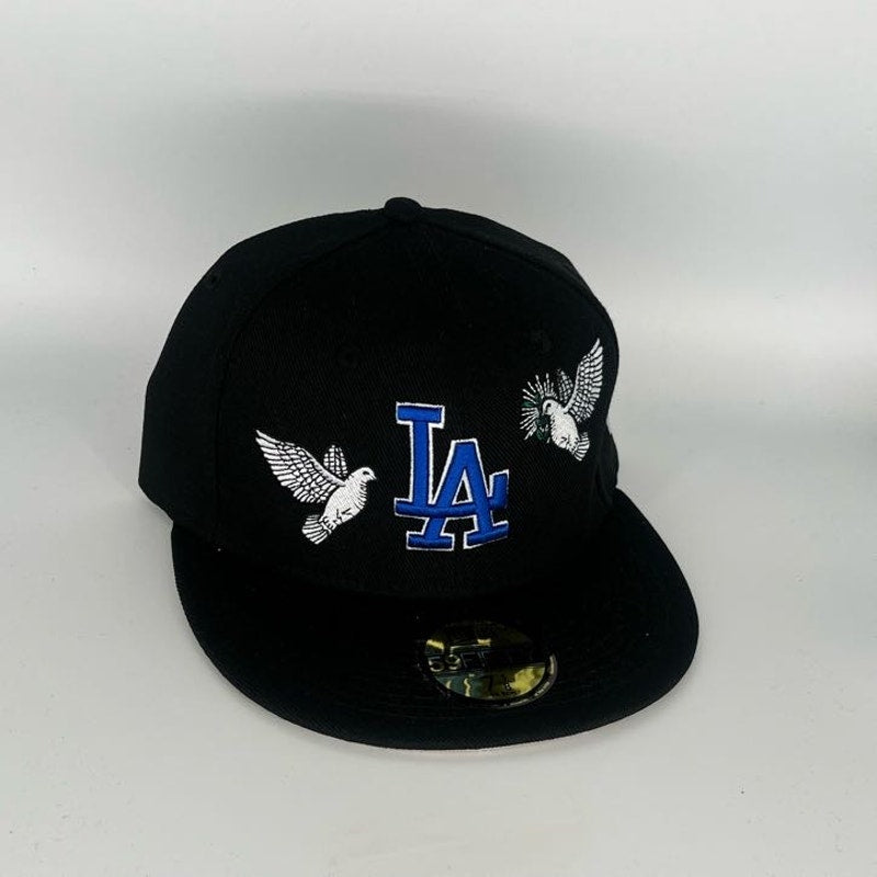 Black Los Angeles Dodgers New Era MLB 59Fifty Fitted Hat