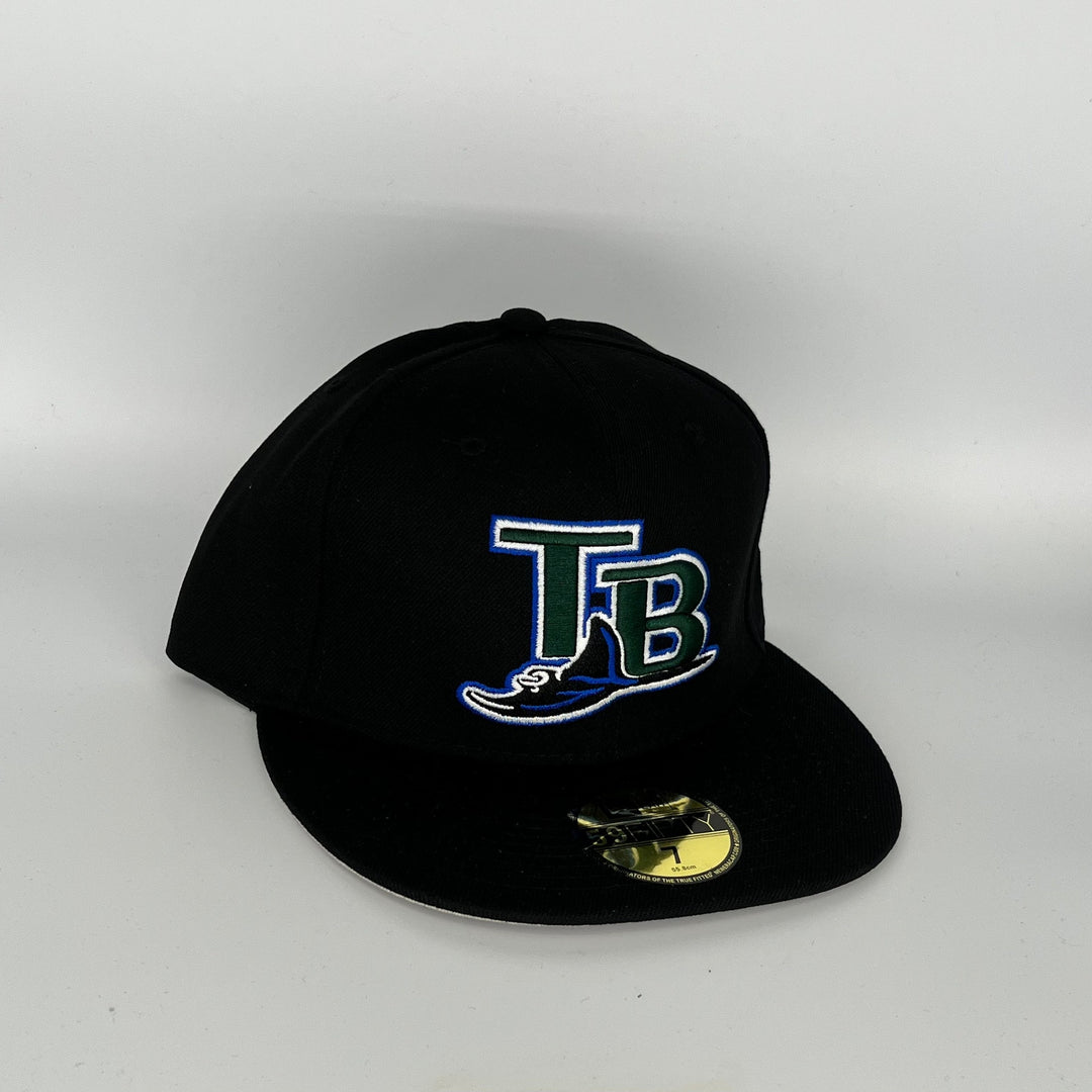 Black Tampa Bay Rays New Era MLB 59Fifty Fitted Hat