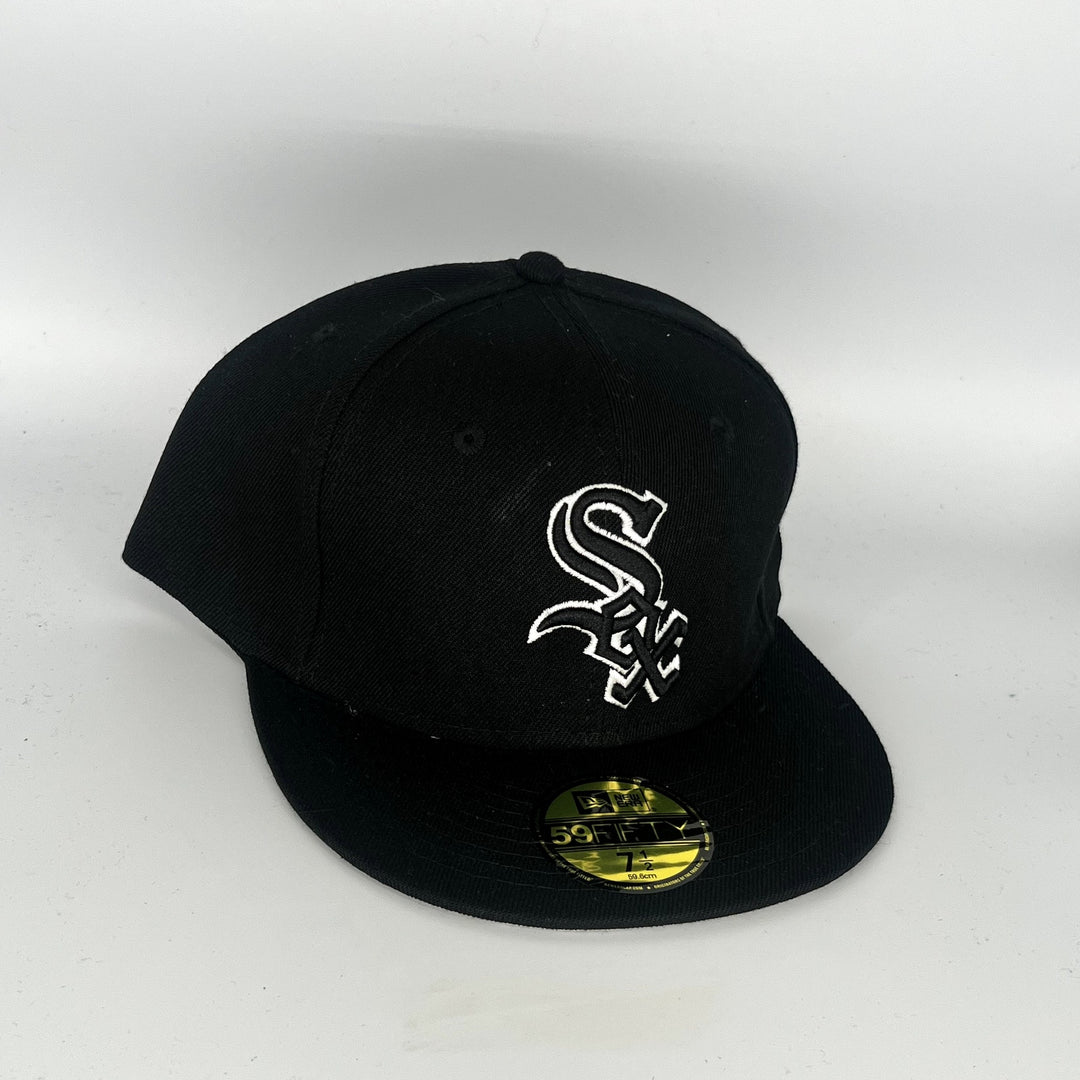 Black Chicago White Sox New Era MLB 59Fifty Fitted Hat