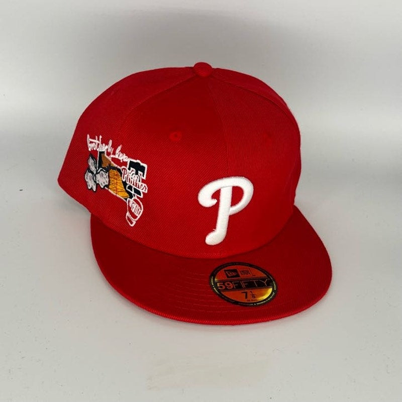 Red Philadelphia Phillies New Era MLB 59Fifty Fitted Hat
