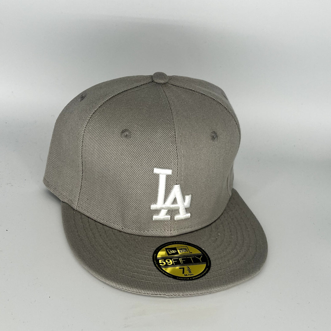 Gray Los Angeles Dodgers New Era MLB 59Fifty Fitted Hat