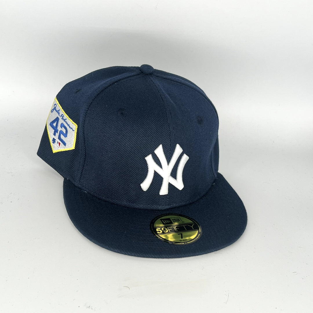 Navy Blue New York Yankees Jackie Robinson 42 SP New Era MLB 59Fifty Fitted Hat