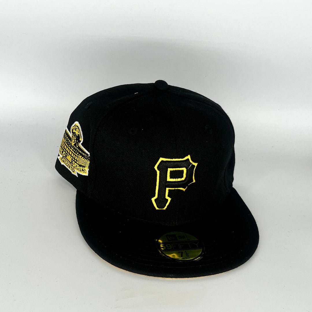 Black Pittsburgh Pirates New Era MLB 59Fifty Fitted Hat
