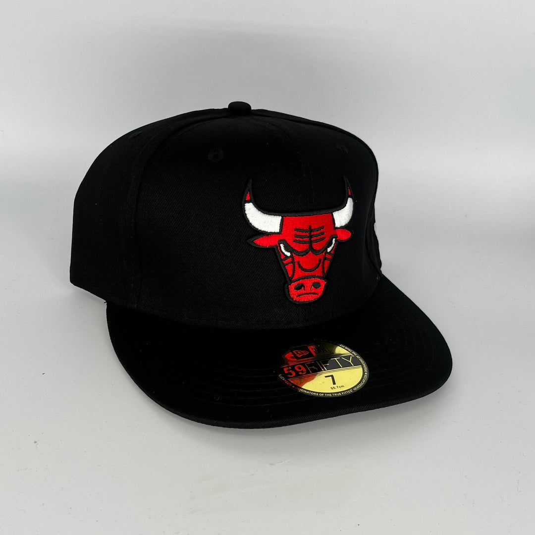 Black Chicago Bulls  New Era NBA 59Fifty Fitted Hat