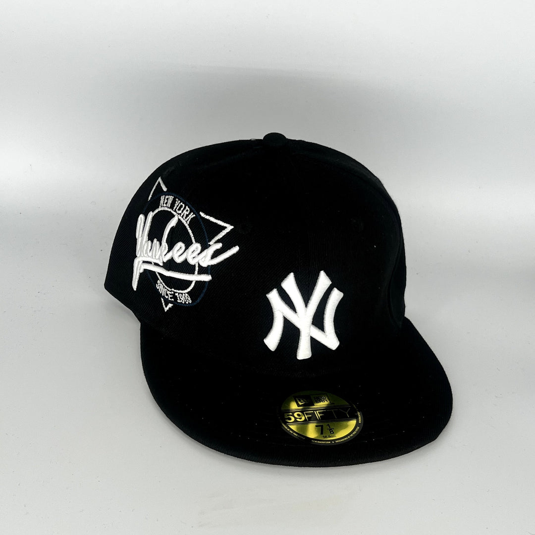 Black New York Yankees New Era MLB 59Fifty Fitted Hat