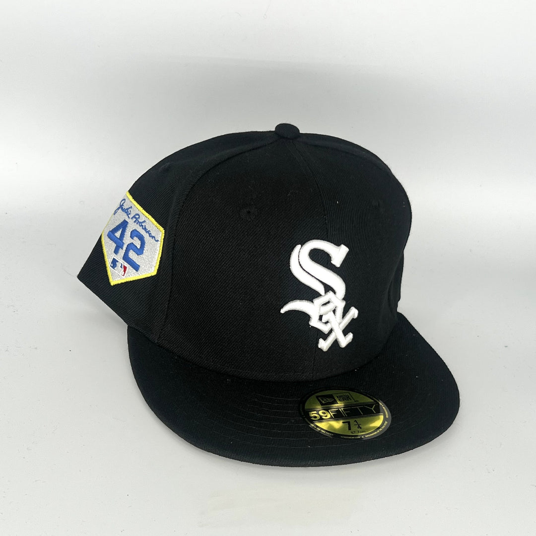 Black Chicago White Sox Jacki Robinson 42 SP New Era MLB 59Fifty Fitted Hat