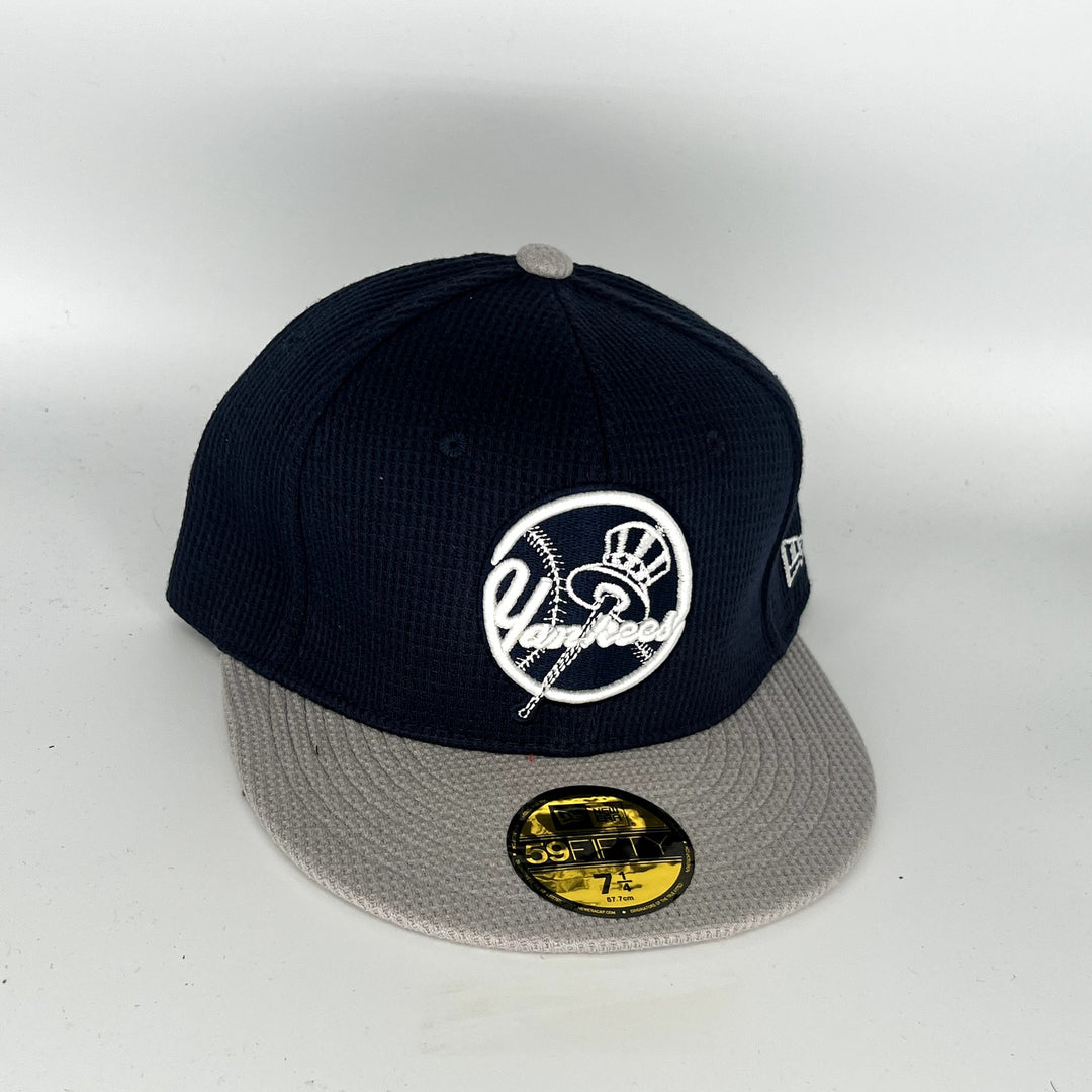 Black Gray New York Yankees New Era MLB 59Fifty Fitted Hat