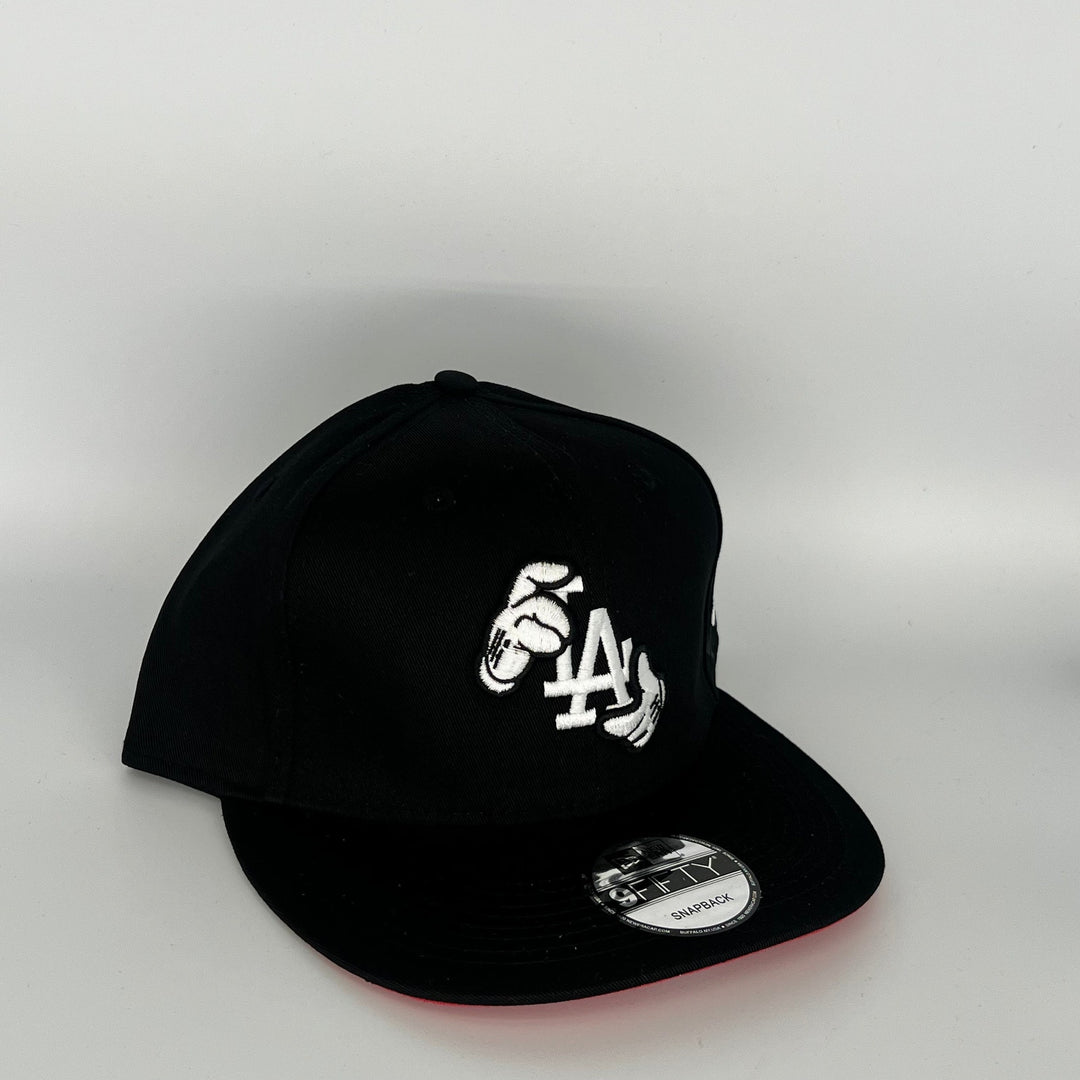 Black Los Angeles Dodgers New Era MLB 9Fifty Snapback Hat