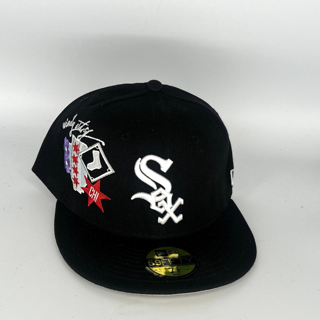 Black Chicago White Sox New Era MLB 59Fifty Fitted Hat