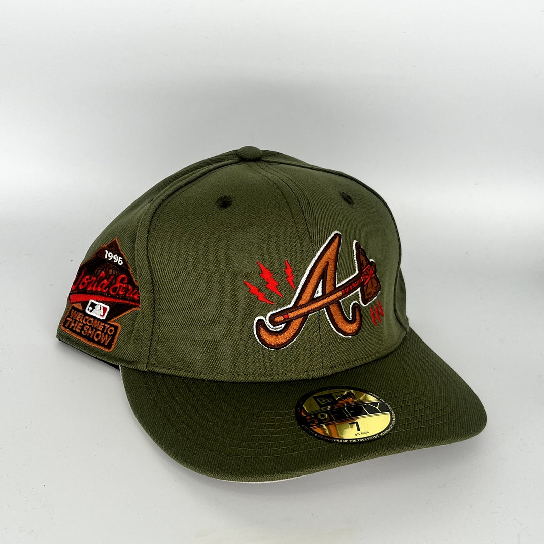 Green Atlanta Braves 1995 World Series SP New Era MLB 59Fifty Fitted Hat