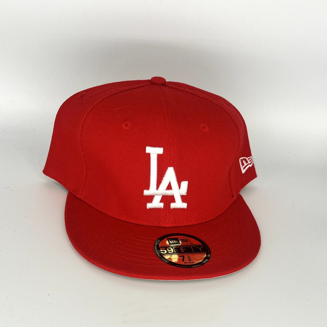 Red Los Angeles Dodgers New Era MLB 59Fifty Fitted Hat