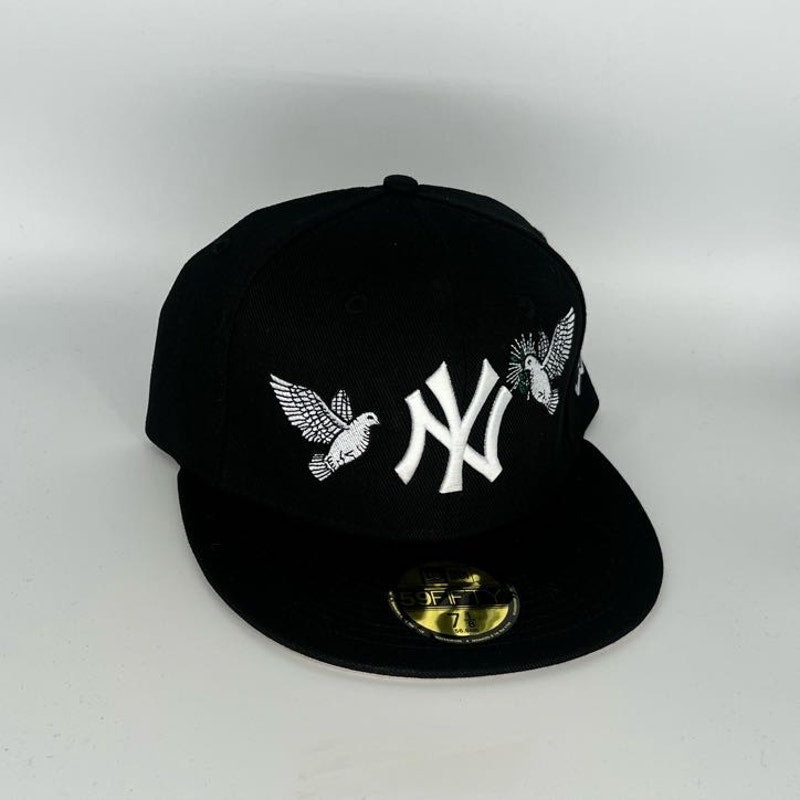 Black New York Yankees New Era MLB 59Fifty Fitted Hat