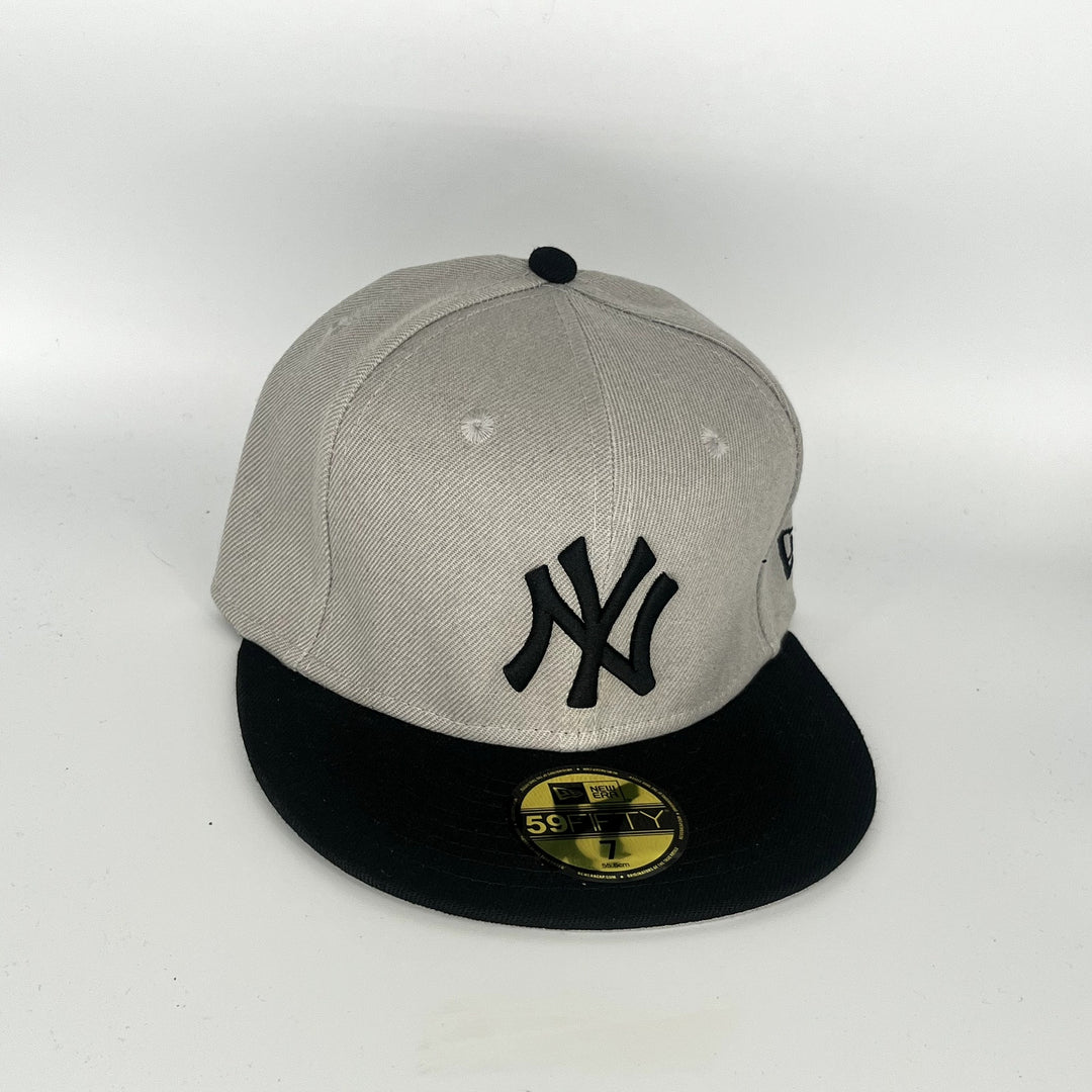 Gray Black New York Yankees New Era MLB 59Fifty Fitted Hat
