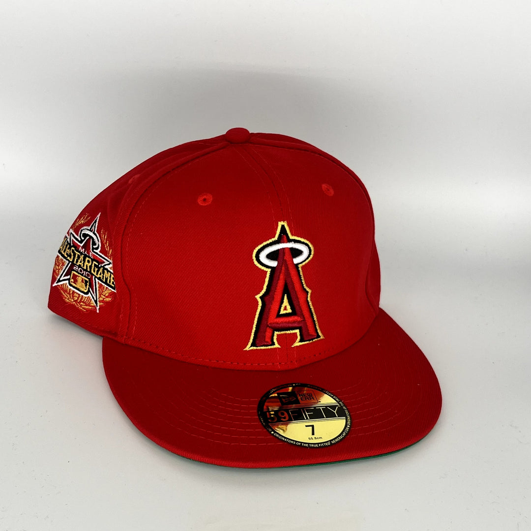 Red Los Angeles Angels New Era MLB 59Fifty Fitted Hat