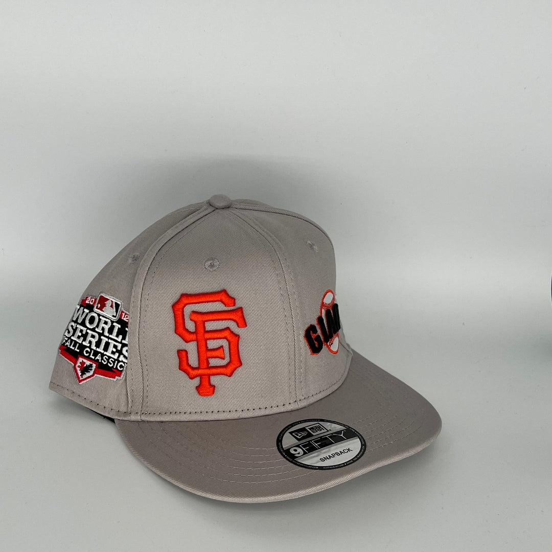 Gray San Francisco Giants 2012 World Series Fall classic Side Patch New Era MLB 9Fifty Snapback Hat