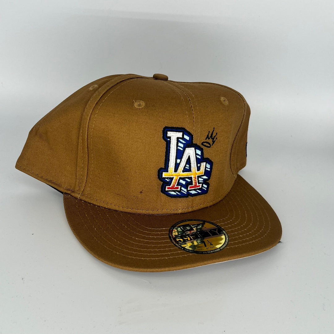 Brown Los Angeles Dodgers New Era MLB 59Fifty Fitted Hat