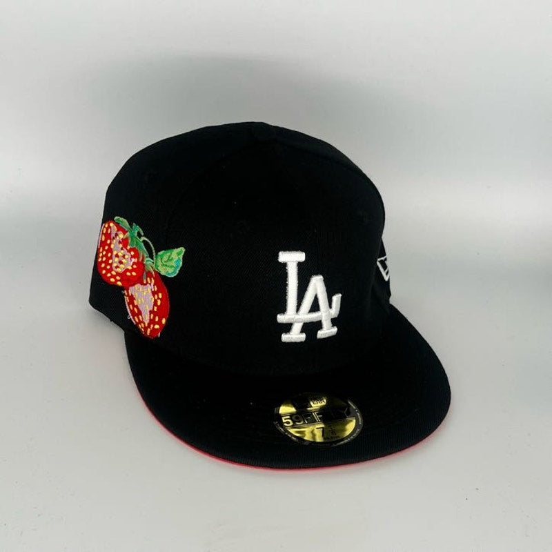 Black Los Angeles Dodgers New Era MLB 59Fifty Fitted Hat