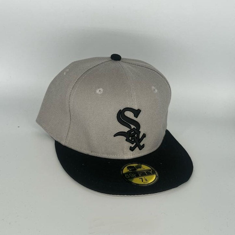 Gray Black Chicago White Sox New Era MLB 59Fifty Fitted Hat