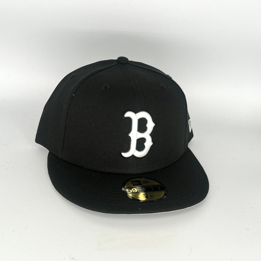 Black Boston Red Sox New Era MLB 59Fifty Fitted Hat