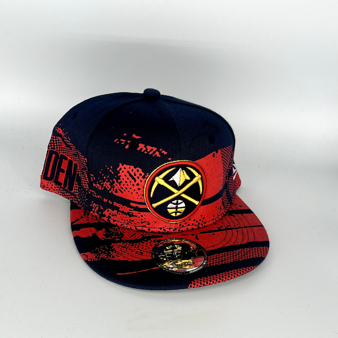 Red Black Denver Nuggets New Era NBA 9Fifty Snapback Hat