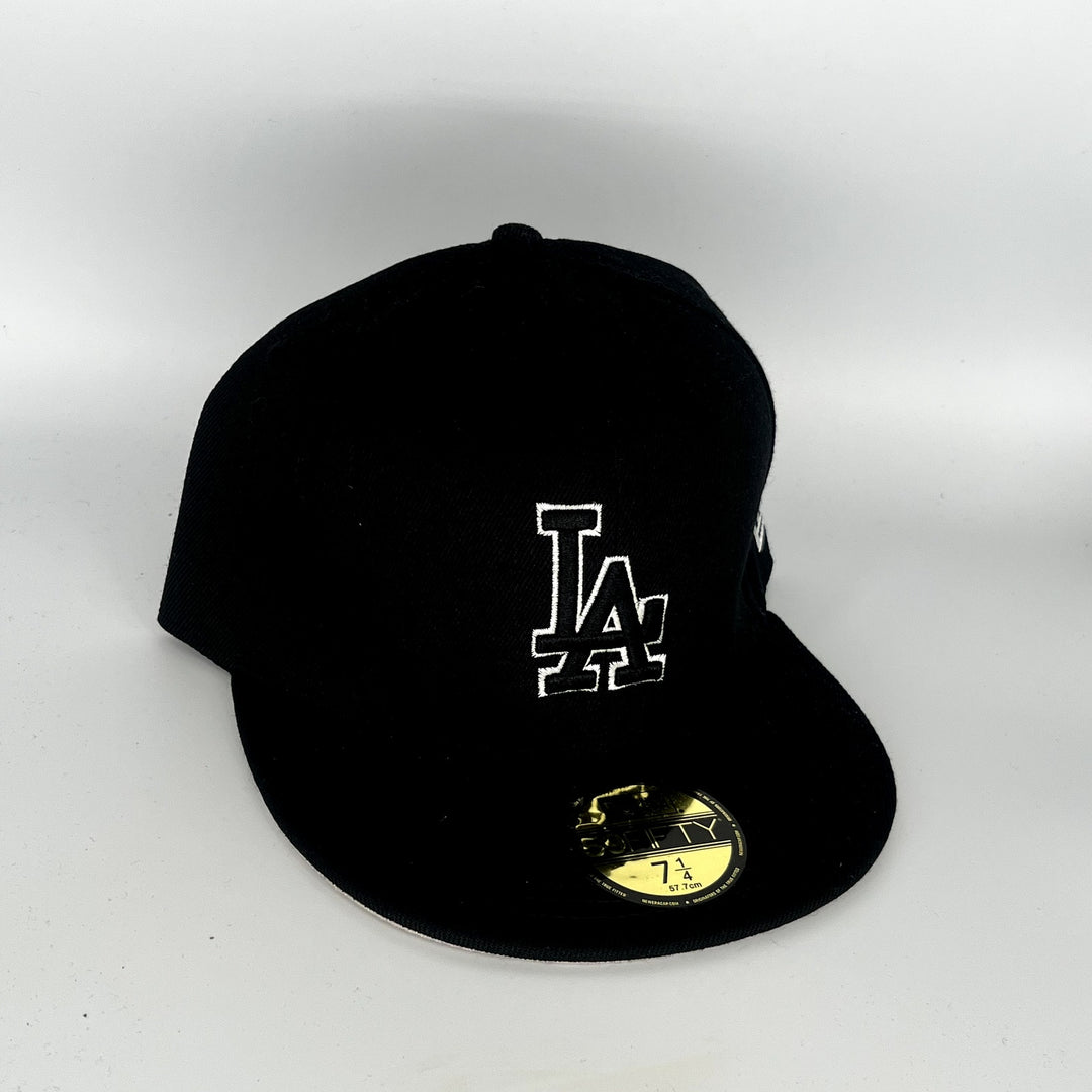 Black Los Angeles Dodgers New Era MLB 59Fifty Fitted Hat