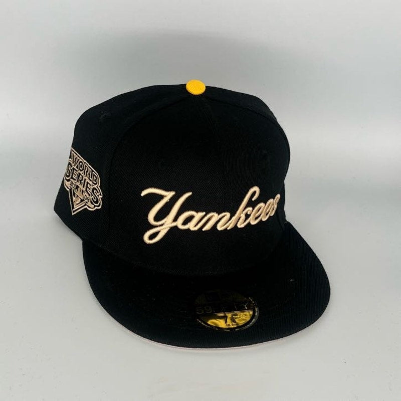 Black New York Yankees New Era MLB 59Fifty Fitted Hat
