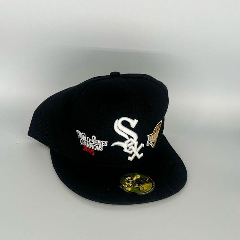 Black Chicago White Sox New Era MLB 59Fifty Fitted Hat