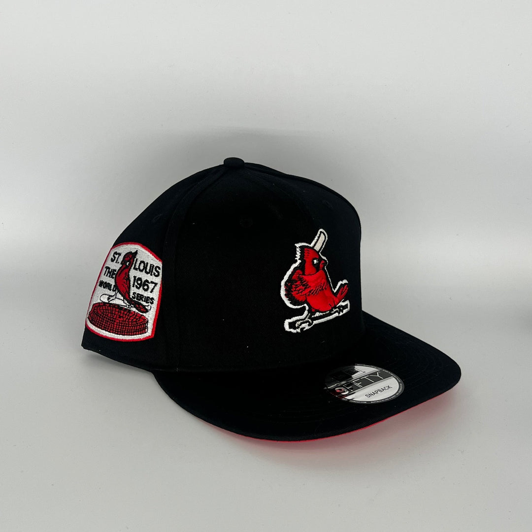 Black St. Louis Cardinals St. Louis The 1967 World Series Side Patch New Era MLB 9Fifty Snapback Hat
