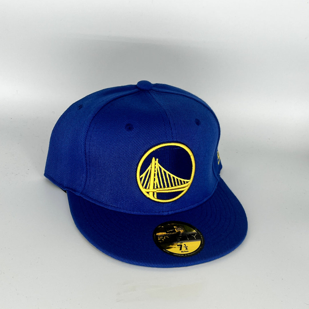 Blue Golden State Warriors New Era NBA 59Fifty Fitted Hat