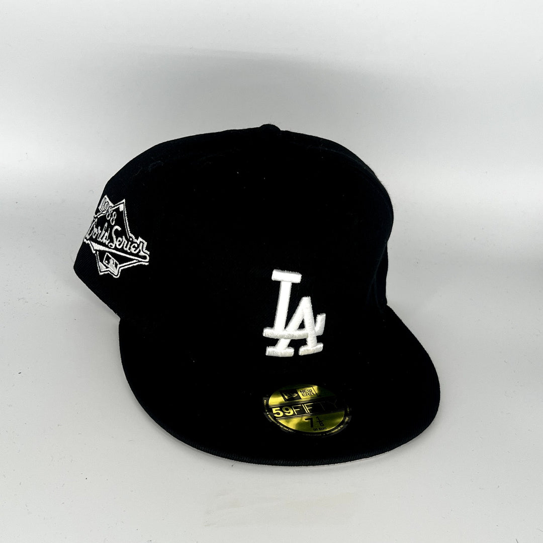 Black Los Angeles Dodgers New Era MLB 59Fifty Fitted Hat