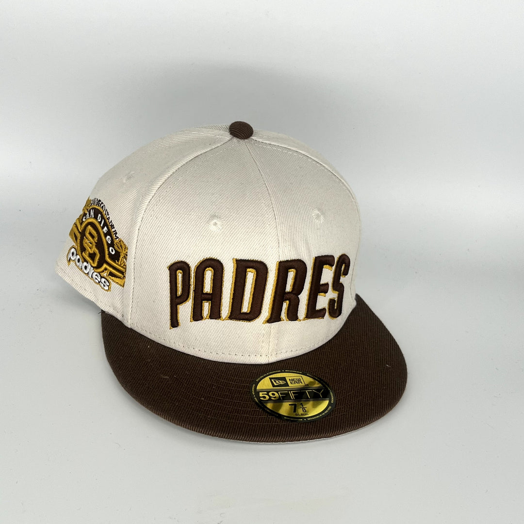 Cream Brown San Diego Padres New Era MLB 59Fifty Fitted Hat