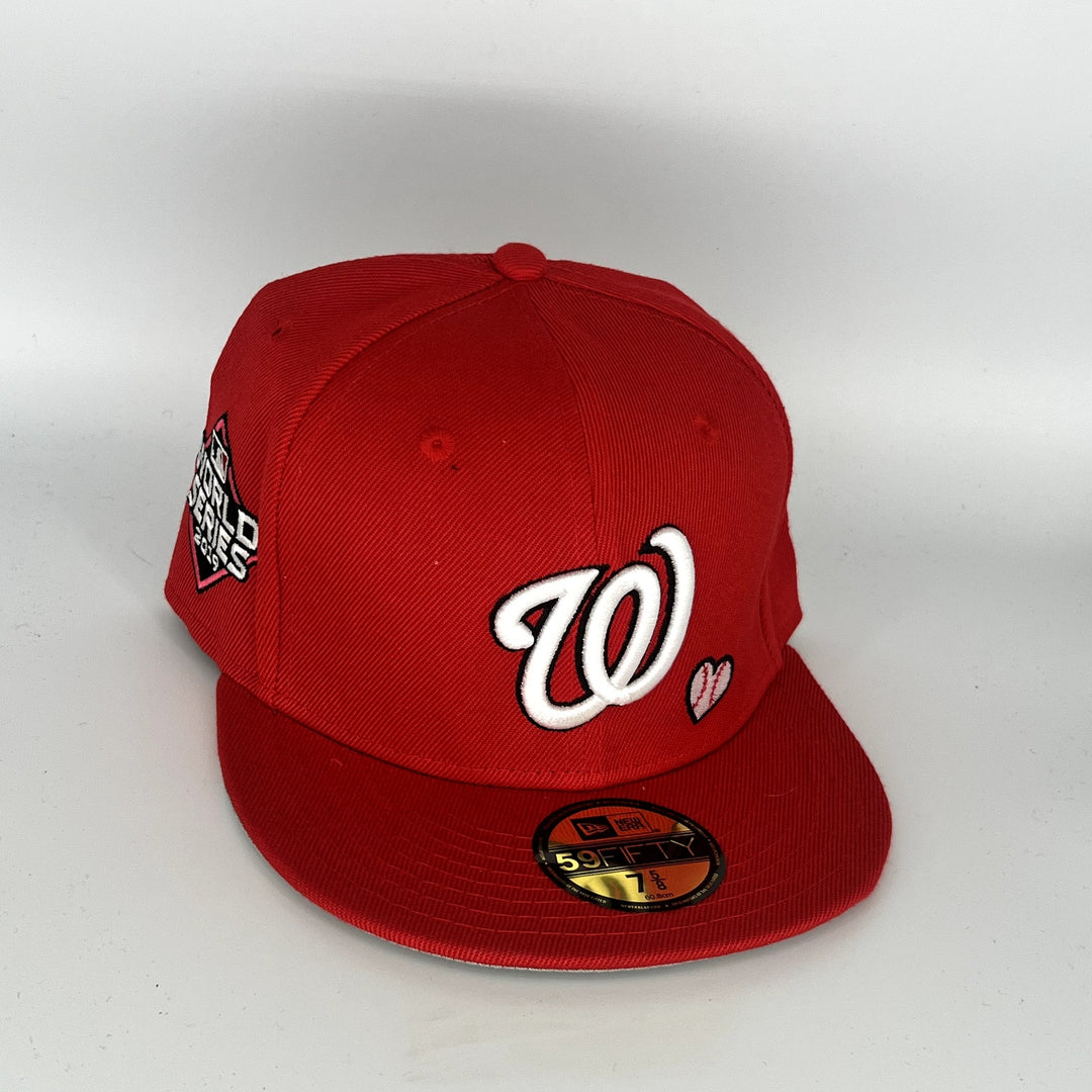 Red Washington Nationals New Era MLB 59Fifty Fitted Hat